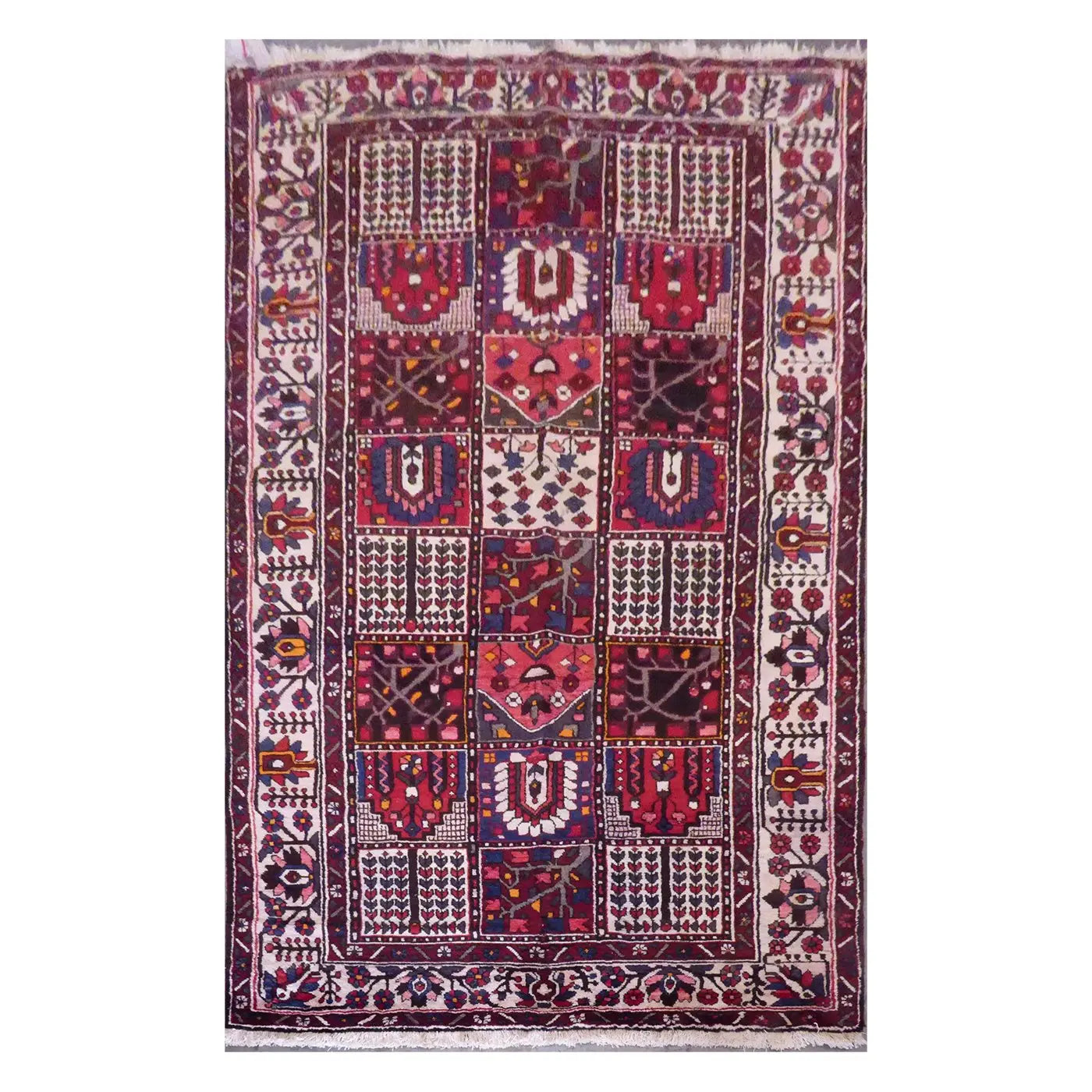 One Of The Kind Persian Bakhtiar Rug 10'3" x 4'11"